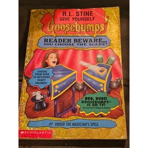 RL Stine Give Yourself Goosebumps 7Under the Magician's Spell Vintage Scholastic